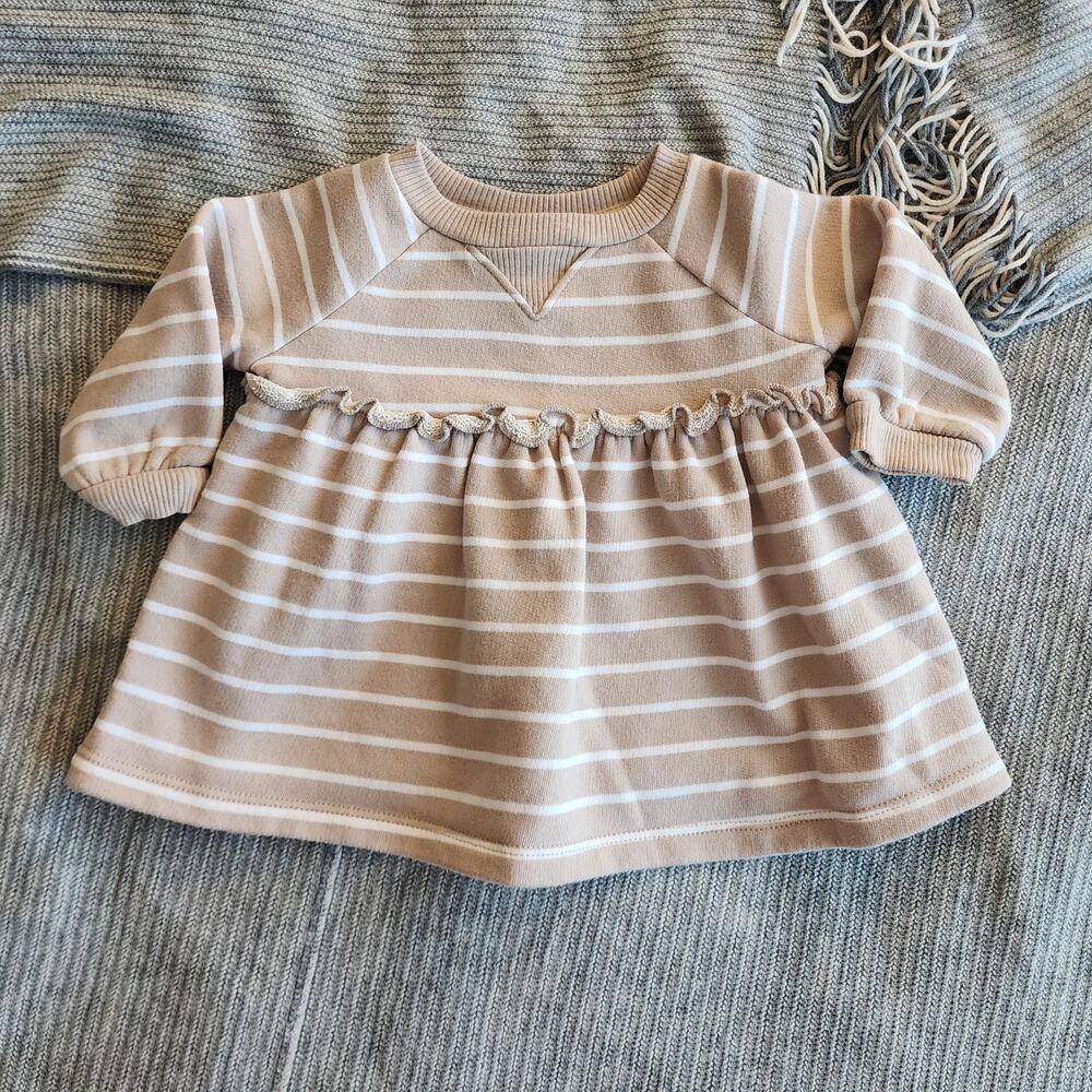 Easy Peasy Striped Crewneck Dress